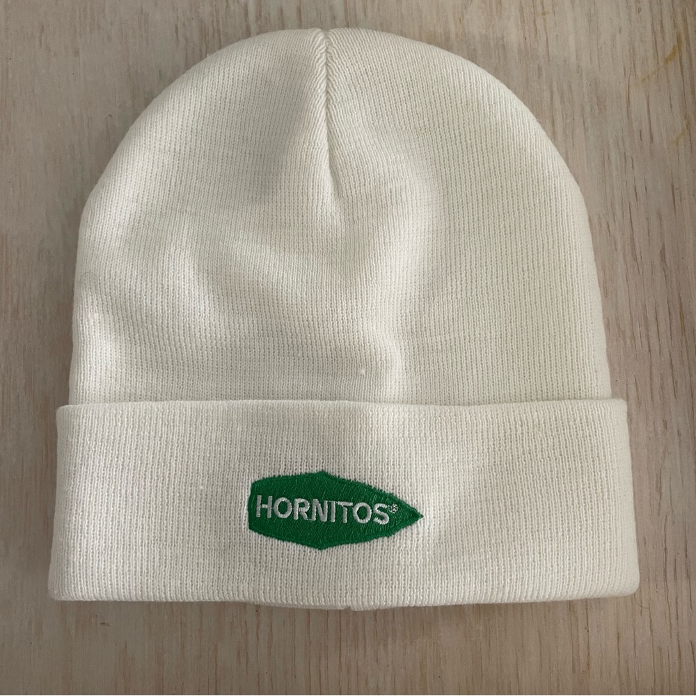 Hornitos logo White Beanie. Unisex